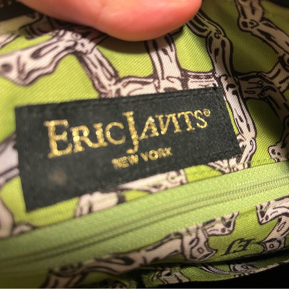 ERIC JAVITS Raffia Bucket Bag Wristlet - Picture 8 of 8